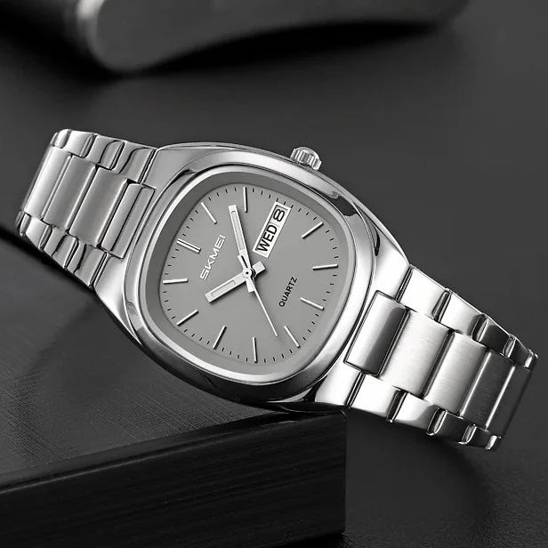 Original SKMEI Watch | 100% Authentic | SKMEI 2420 Silver Gray