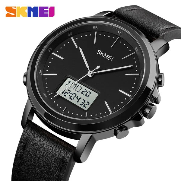 SKMEI Dual Time Digital LED Stylish Watch | SKMEI 01 A