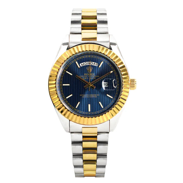 Premium Quality Full Day Date Quartz Watch | RLX Watch 01 G