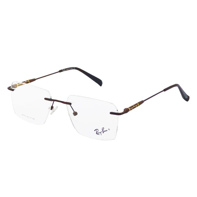 Stylish Rimless Eye Glass | Optic Frame | RB Frame 02 A