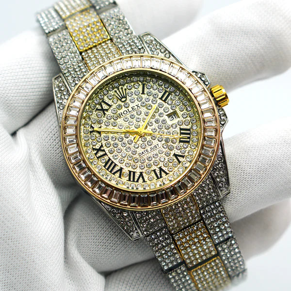 Stylish Just Date Stone Watch | RLX Watch 20 AAA