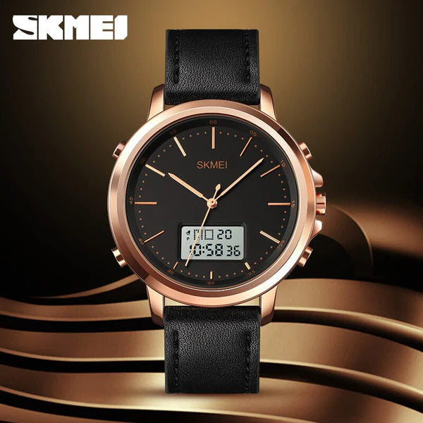 SKMEI Dual Time Digital LED Stylish Watch | SKMEI 01 A