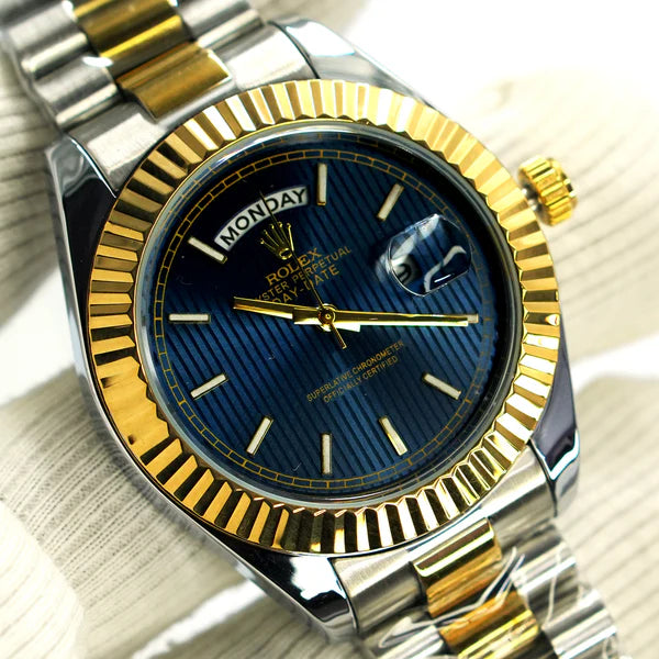 Premium Quality Full Day Date Quartz Watch | RLX Watch 01 G