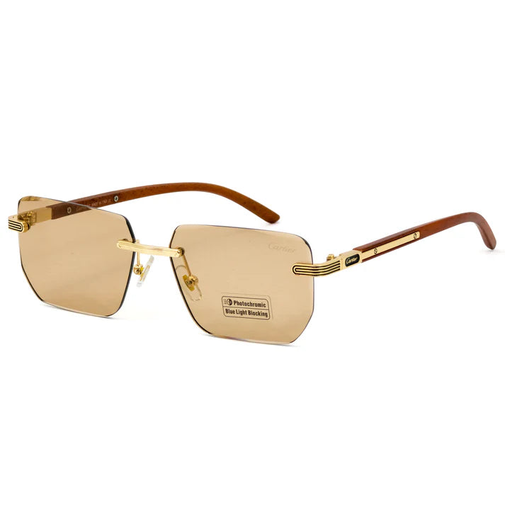 CARTIER Rimless Photochromic Sunglass | CRTR 01 C