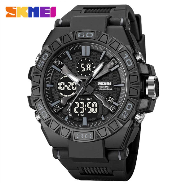SKMEI Dual Time Digital LED Stylish Watch | SKMEI 01 C