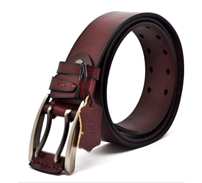 Premium Quality Double Pin Original Leather Belt | Imported from China | ORGN Belt 04