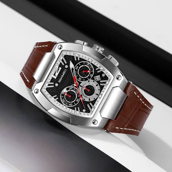 Original SKMEI Watch | 100% Authentic | SKMEI 9357 Silver Brown