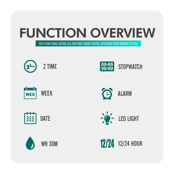 SKMEI Dual Time Digital LED Stylish Watch | SKMEI 01 A