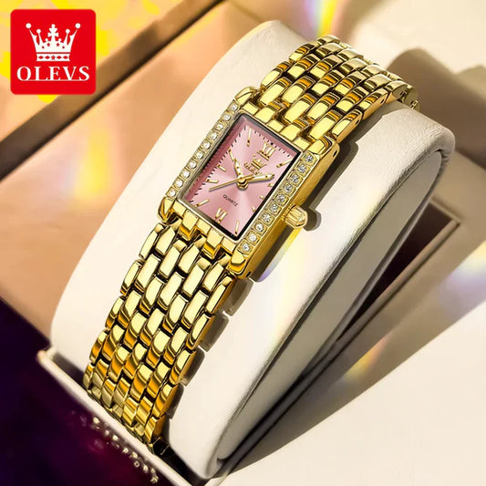 Original OLEVS Ladies Quartz Watch | 100% Authentic | OLEVS Watch 3700 Pink