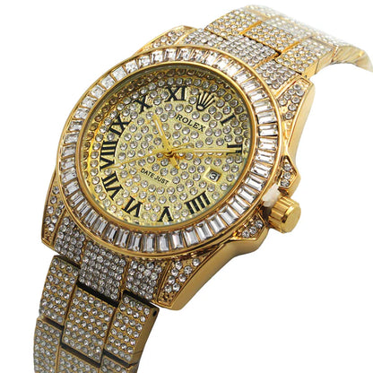 Stylish Just Date Stone Watch | RLX Watch 200 B