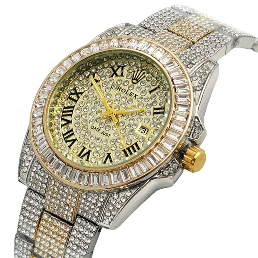 Stylish Just Date Stone Watch | RLX Watch 20 AAA