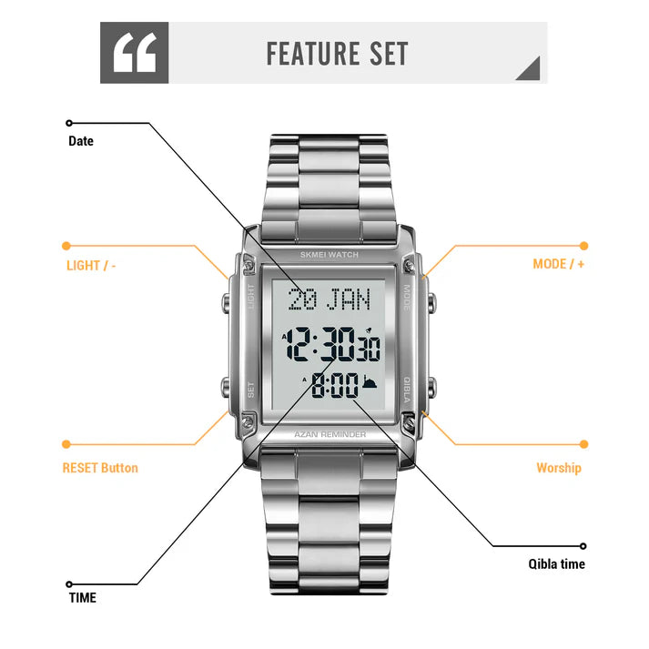 Original SKMEI Watch | 100% Authentic | SKMEI 2277 Silver