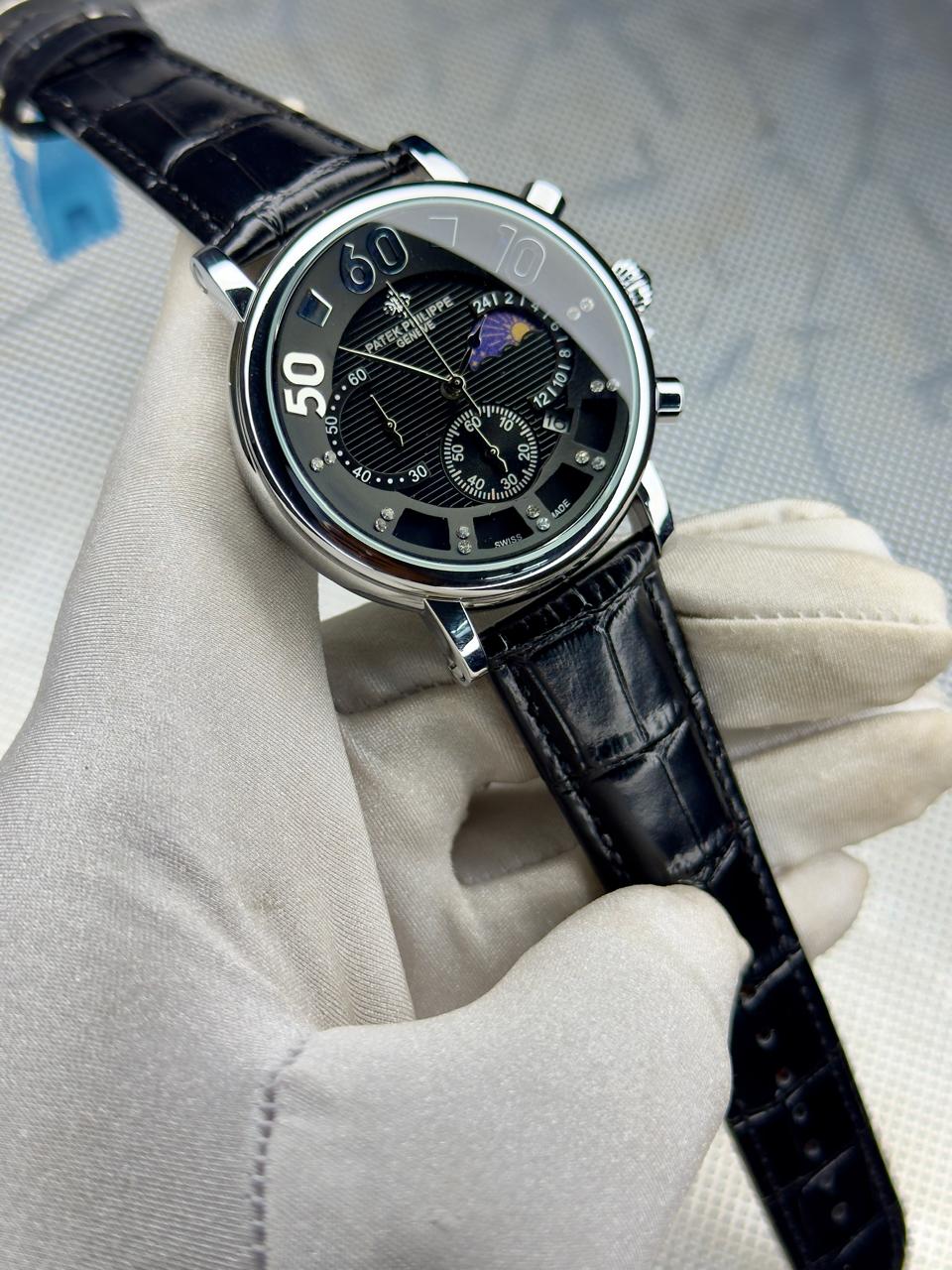 Premium Quality Patek Philippe Chronograph Quartz Watch | PP Watch CN 02 A