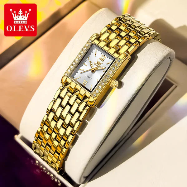 Original OLEVS Ladies Quartz Watch | 100% Authentic | OLEVS Watch 3700 White