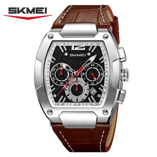 Original SKMEI Watch | 100% Authentic | SKMEI 9357 Silver Brown