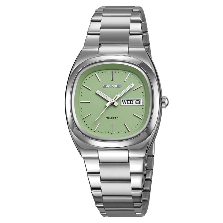Original SKMEI Watch | 100% Authentic | SKMEI 2420 Silver Green
