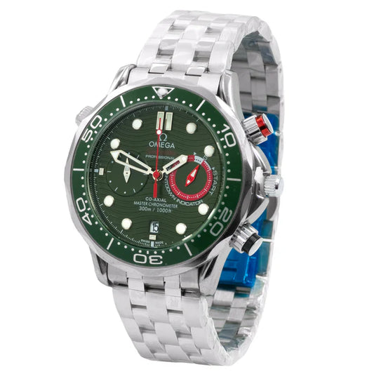 OMEGA Premium Quality Active Chronograph Quartz Watch | OMGA Watch 1018 B