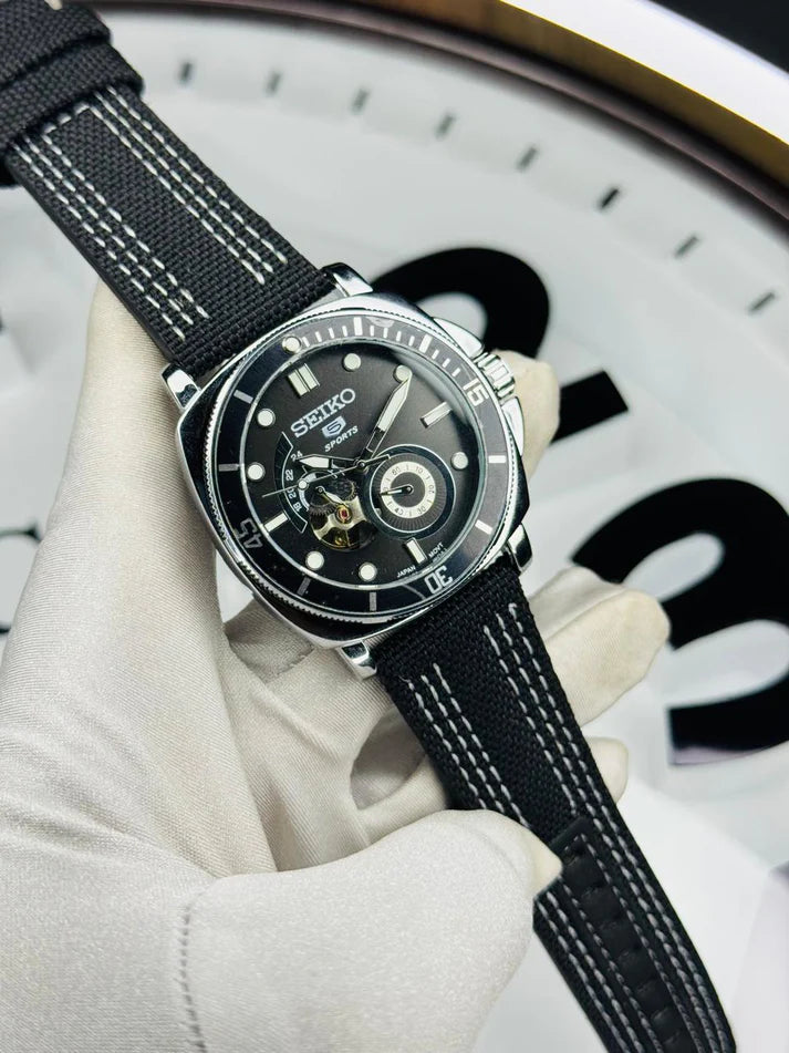 Stylish SEIKO Mechanical Watch | SKO Watch 01 A