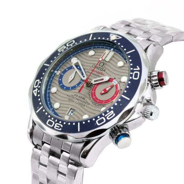 OMEGA Premium Quality Active Chronograph Quartz Watch | OMGA Watch 1018 A