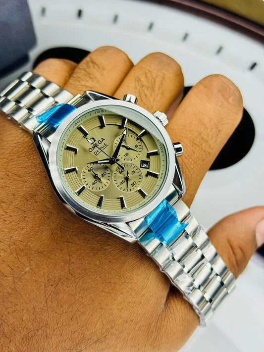 OMEGA Premium Quality Chronograph Quartz Watch | OMGA Watch 01 A