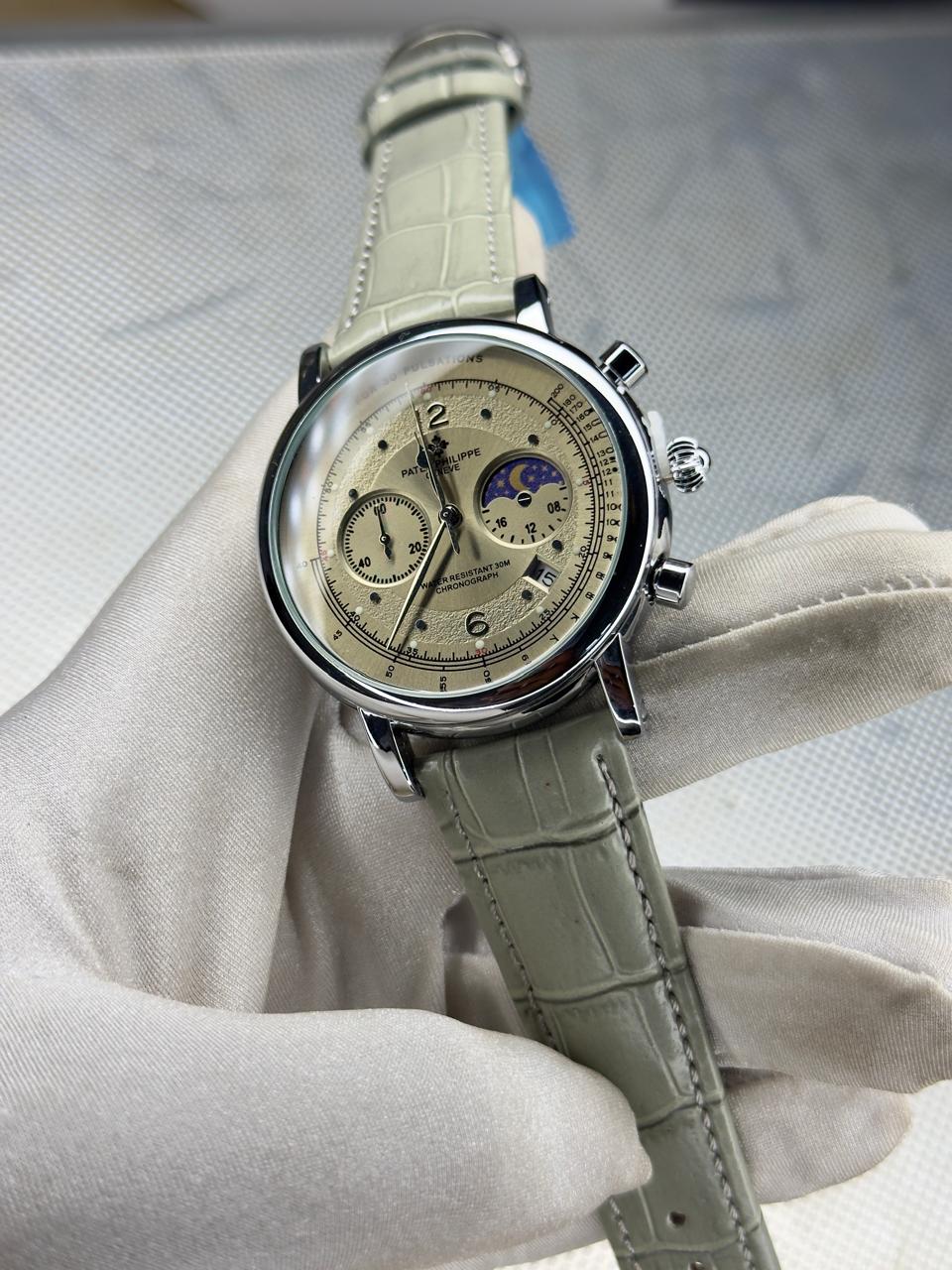 Premium Quality Patek Philippe Chronograph Quartz Watch | PP Watch CN 08 A