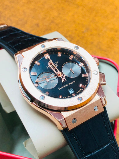 Hublot Premium Quality Chronograph Quartz Watch | HBLT Watch 282 E