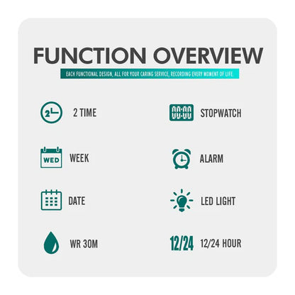 SKMEI Dual Time Digital LED Stylish Watch | SKMEI 01 A