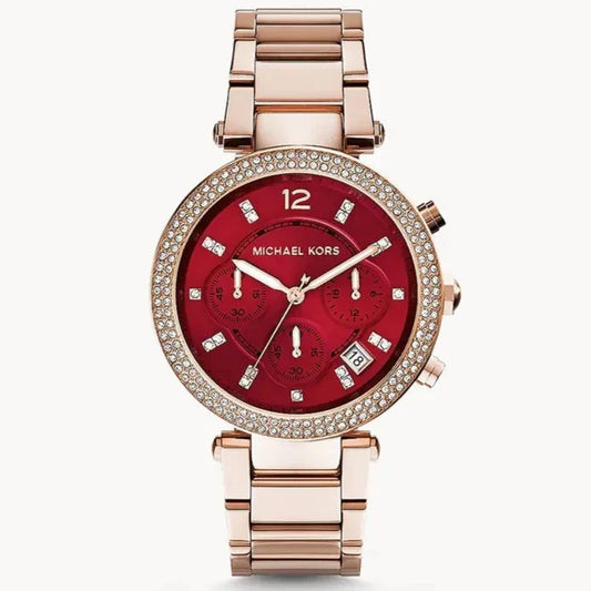 Original MICHAEL KORS Ladies Quartz Watch | MK Ladies Watch 6106