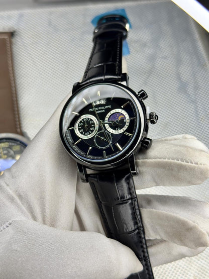 Premium Quality Patek Philippe Chronograph Quartz Watch | PP Watch CN 01 A