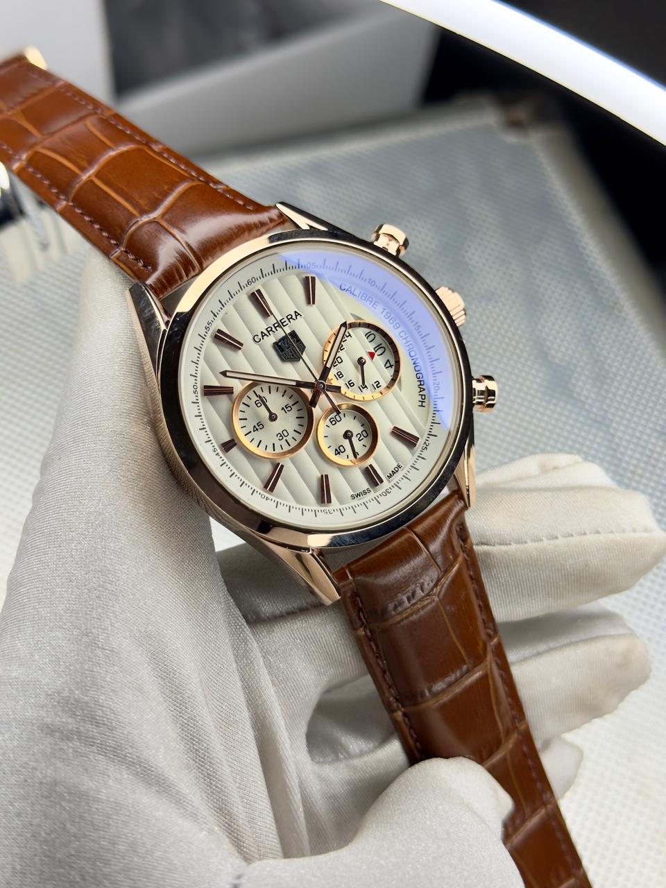 TAG CARRERA Chronograph Quartz Watch | CARA Watch 03 B